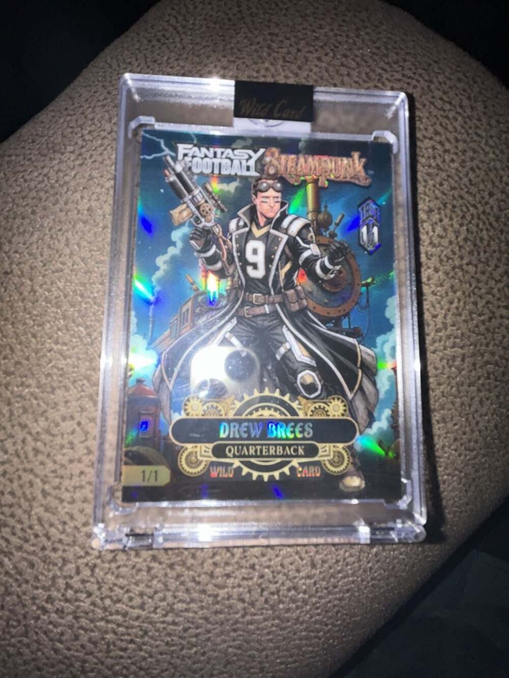 2026 Wild Card Fantasy Football Steampunk Drew Brees 1/1